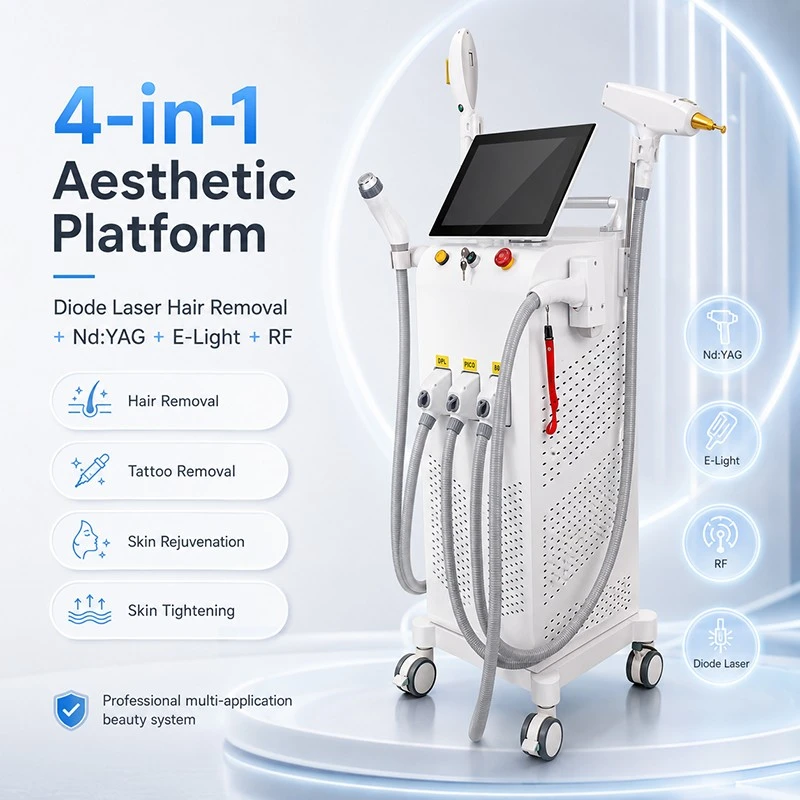 Four-in-One Multifunctional Laser Beauty System – Advanced Solution For Modern Aesthetic Clinics high quality