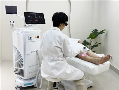 Pembuang Rambut Laser Diod Profesional Untuk Semua Jenis Kulit (I-VI) 4-Panja...