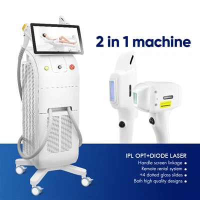2 dalam 1 IPL Opt+Diode Laser Machine Manufacture