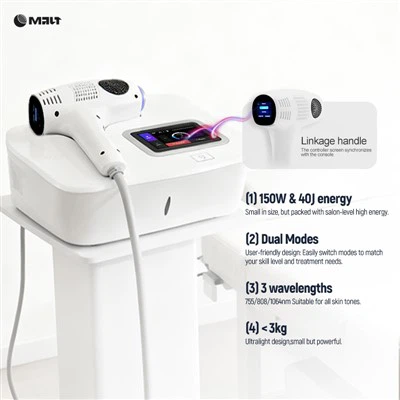 MNLT HOME - Gunakan peranti penyingkiran rambut laser 808 nm - Hasil Salon di ruang tamu anda