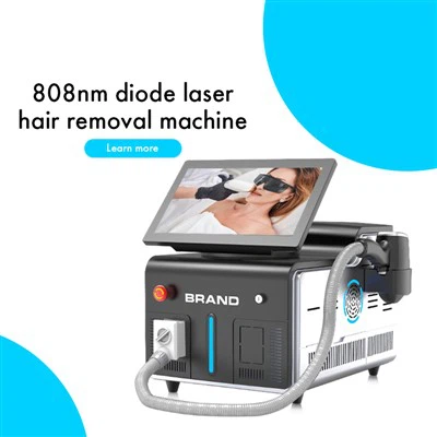 Mesin penyingkiran rambut laser diod mudah alih profesional